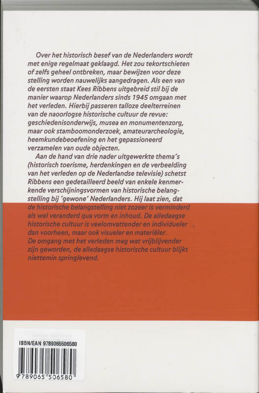 Achterkant van Een eigentijds verleden
