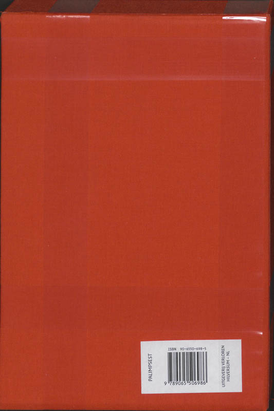Achterkant van De palimpsest set