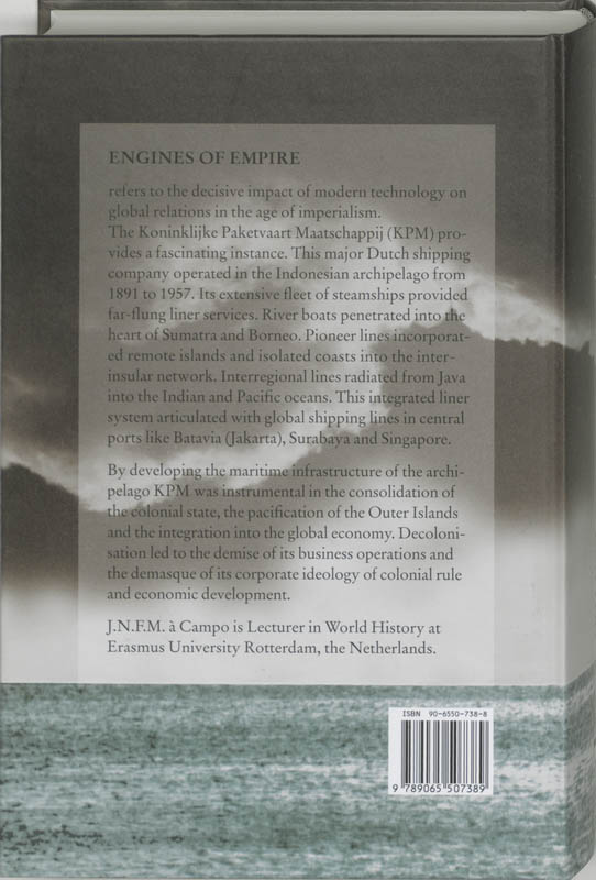 Achterkant van Engines of empire