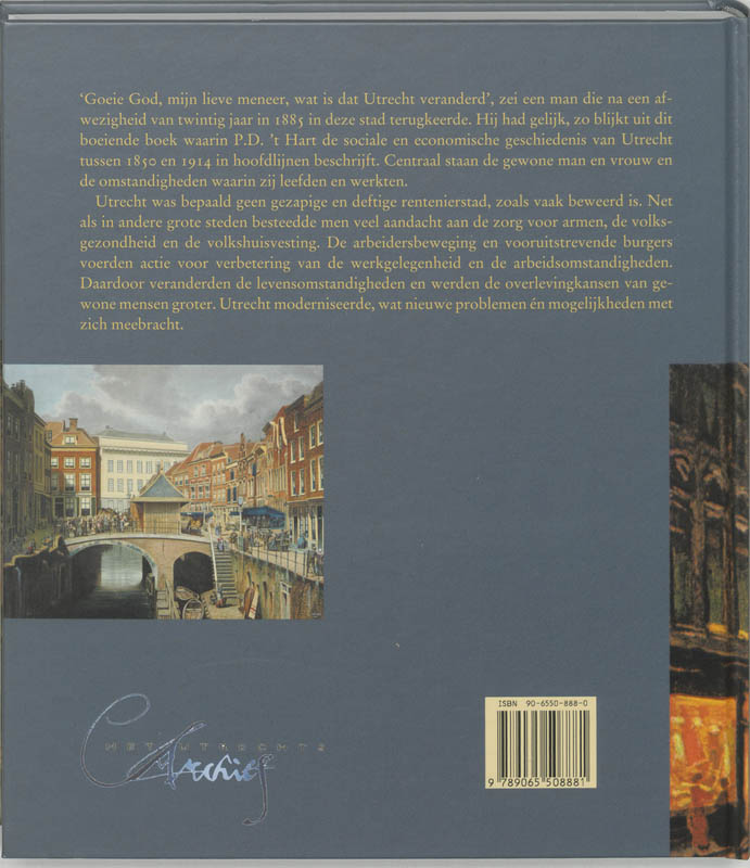 Achterkant van Leven in Utrecht 1850-1914