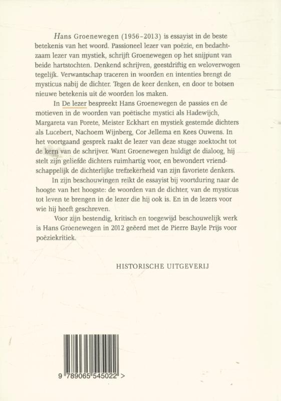 Achterkant van De lezer