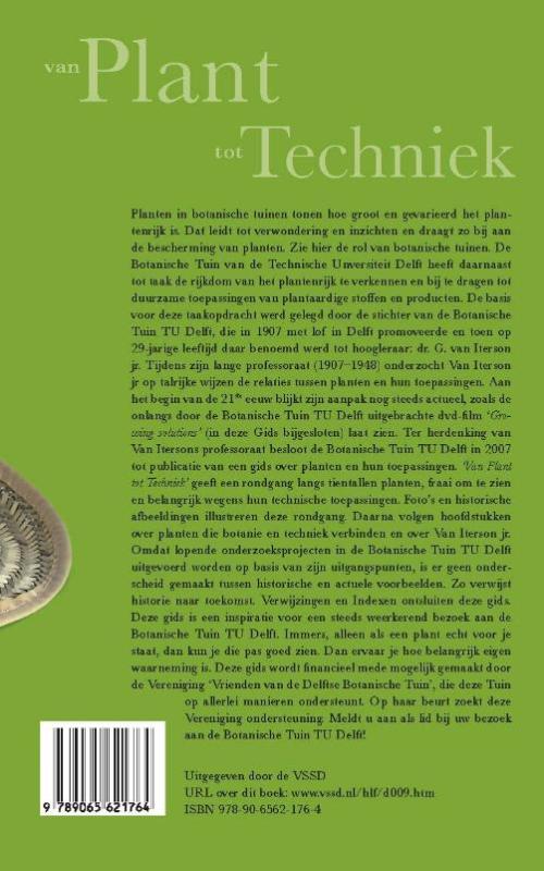 Achterkant van Van Plant tot Techniek