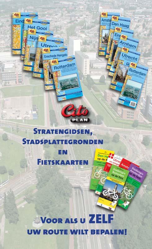 Achterkant van Citoplan stadsplattegrond Den Haag