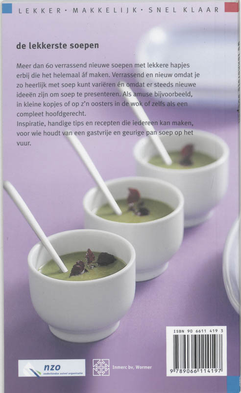 Achterkant van De lekkerste soepen