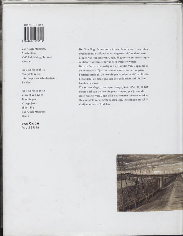 Achterkant van Tekeningen 1: vroege jaren 1880-1883
