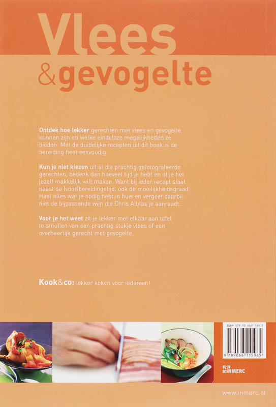 Achterkant van Vlees & gevogelte