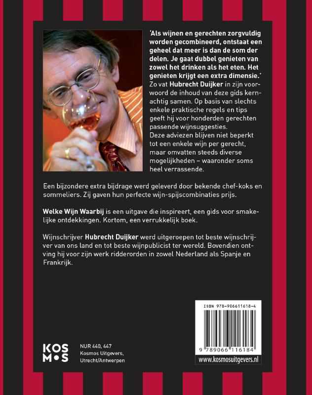 Achterkant van Welke wijn waarbij