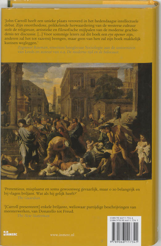 Achterkant van De teloorgang van de westerse cultuur