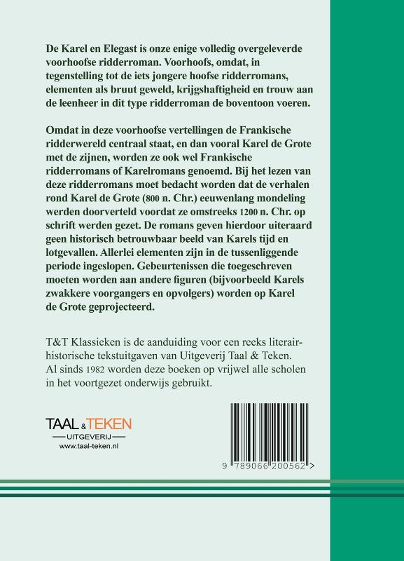 Achterkant van Karel en Elegest