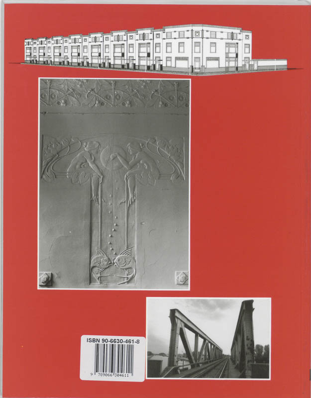 Achterkant van Architectuur en stedebouw in de gemeente Groningen, 1850-1940