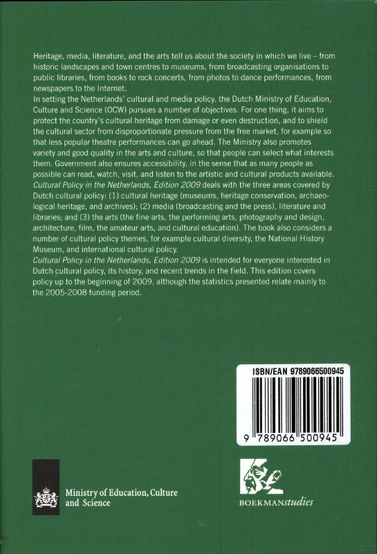 Achterkant van Edition 2009