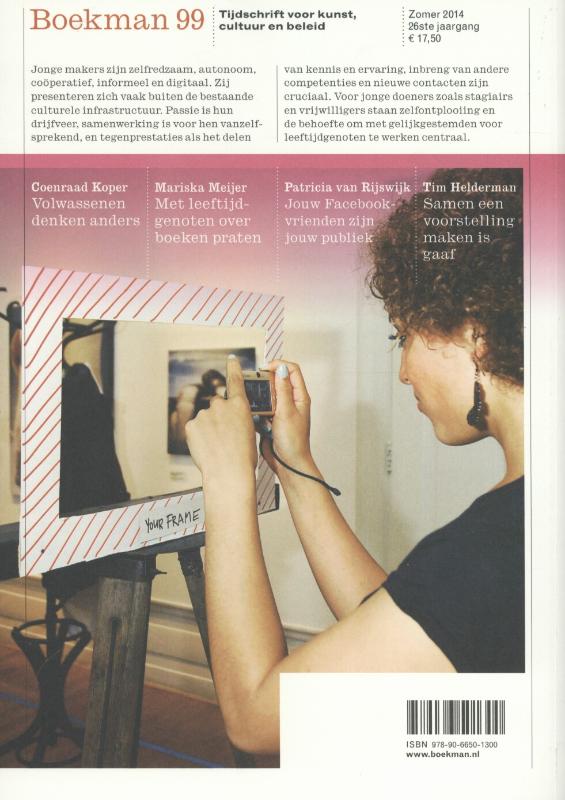 Achterkant van Creatief en ondernemend