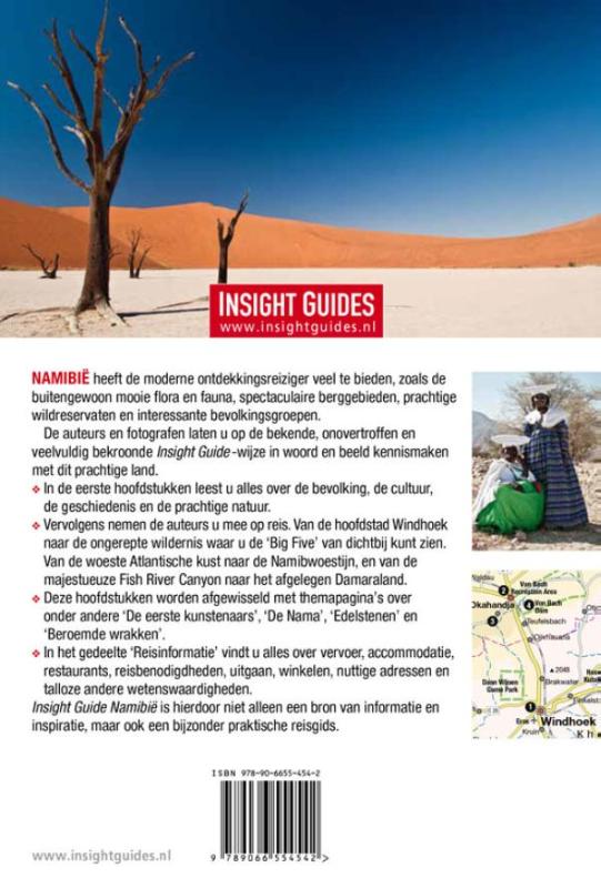 Achterkant van Namibië