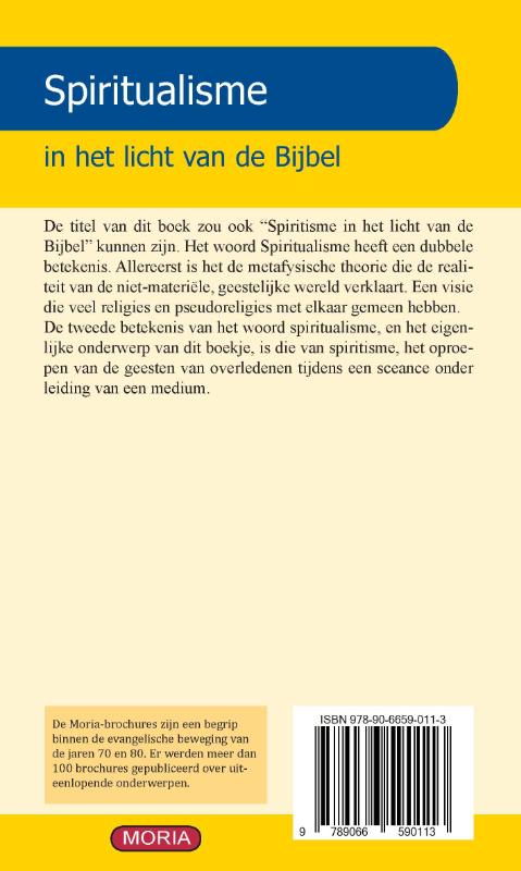 Achterkant van Spiritualisme