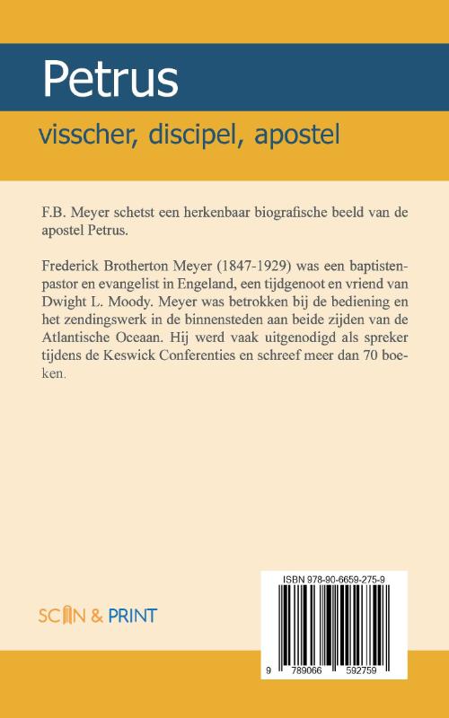Achterkant van Petrus