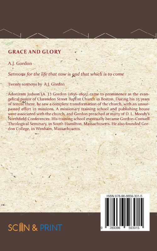 Achterkant van Grace and Glory