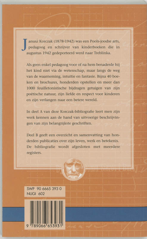 Achterkant van Janusz Korczak : bibliografisch benaderd