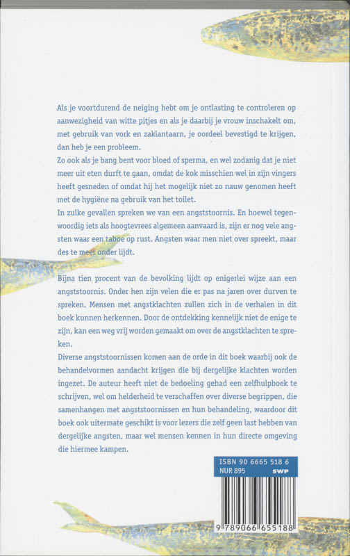 Achterkant van De man die bang was voor visjes