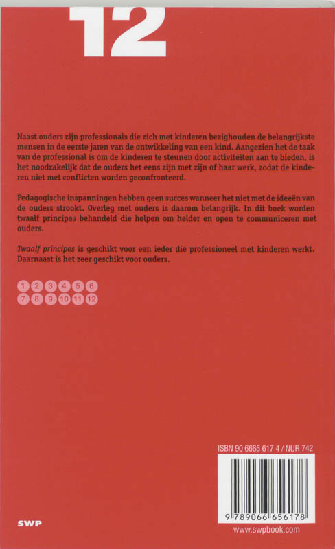 Achterkant van Twaalf principes