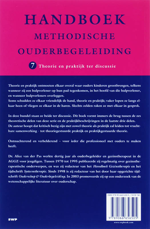 Achterkant van 7 Theorie en praktijk ter discussie