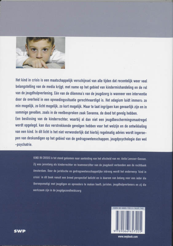 Achterkant van Kind in crisis