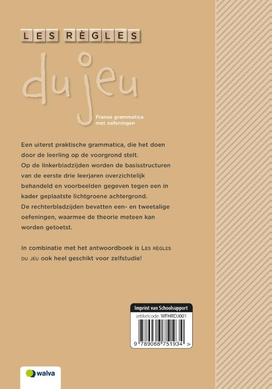 Achterkant van Antwoordenboek