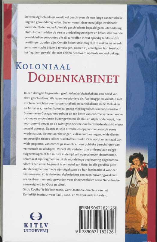 Achterkant van Koloniaal dodenkabinet