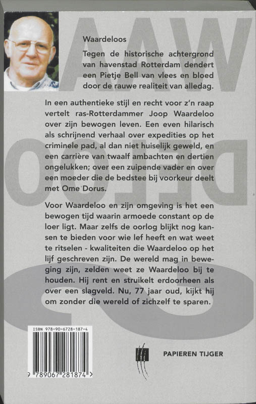 Achterkant van Waardeloos