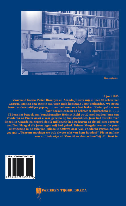 Achterkant van Memoires 1995-A
