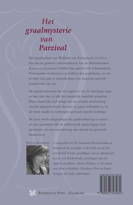 Achterkant van Het graalmysterie van Parzival
