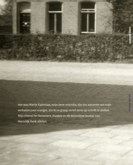 Achterkant van Lang geleden
