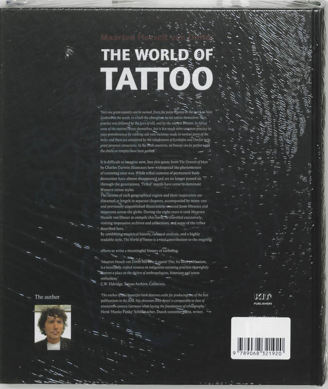 Achterkant van The world of tattoo