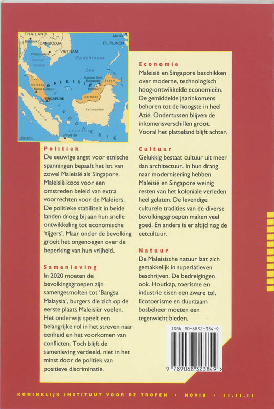 Achterkant van Maleisie & Singapore