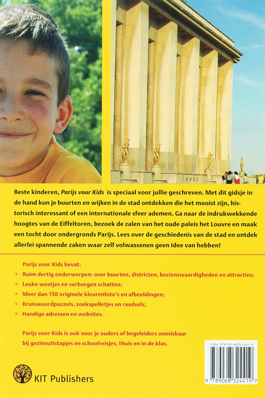 Achterkant van Parijs voor kids
