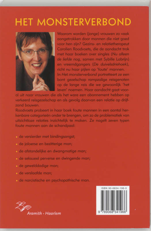 Achterkant van Het monsterverbond