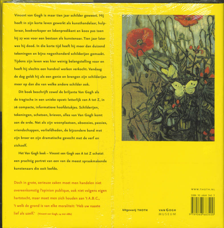 Achterkant van Het Van Gogh boek