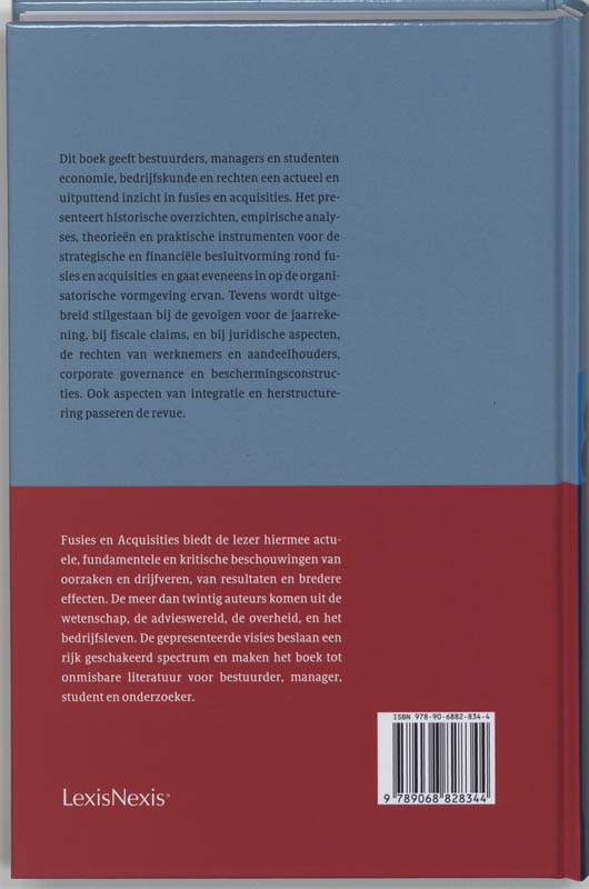 Achterkant van Fusies & Acquisities