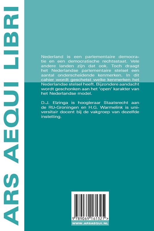 Achterkant van Het Nederlandse parlementaire stelsel