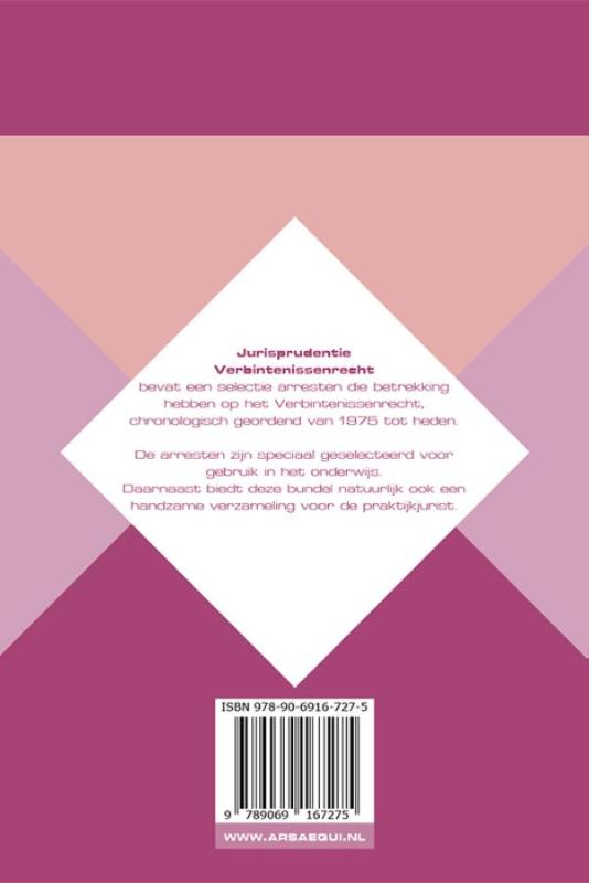 Achterkant van Jurisprudentie verbintenissenrecht