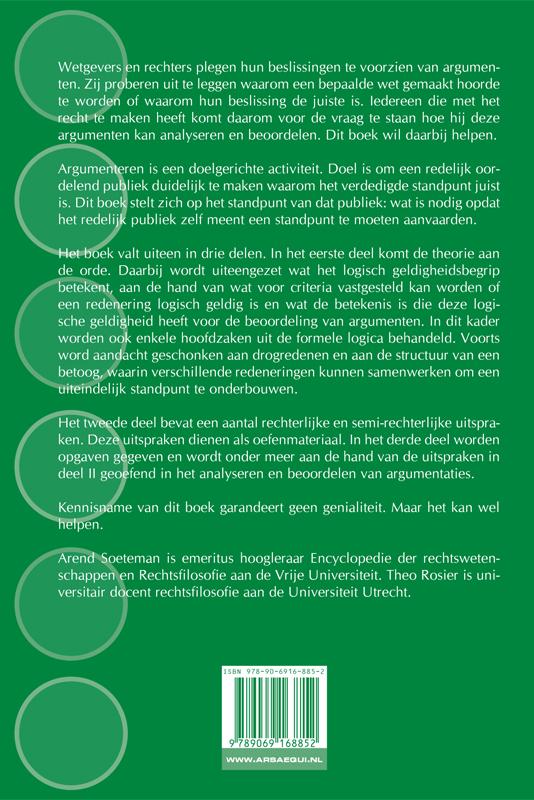 Achterkant van Met kracht van argumenten