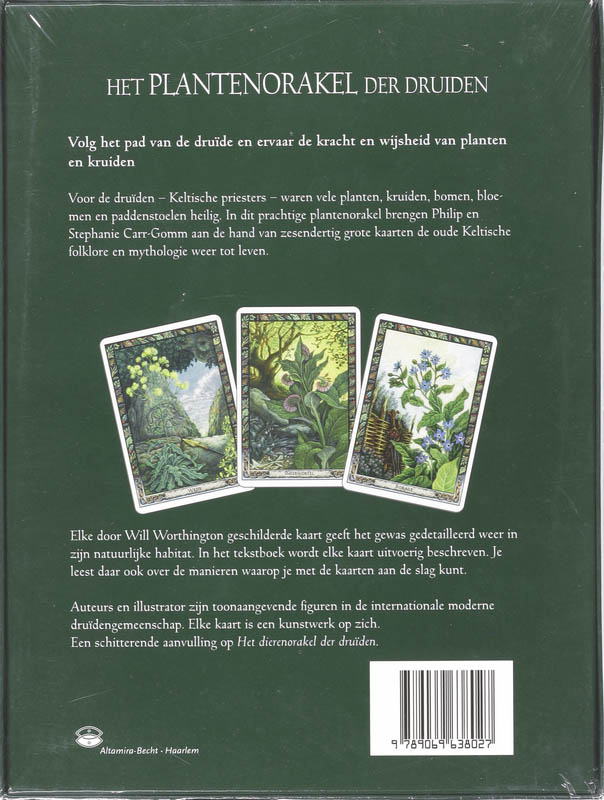 Achterkant van Het plantenorakel der druiden