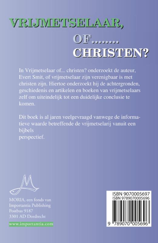 Achterkant van Vrijmetselaar of christen