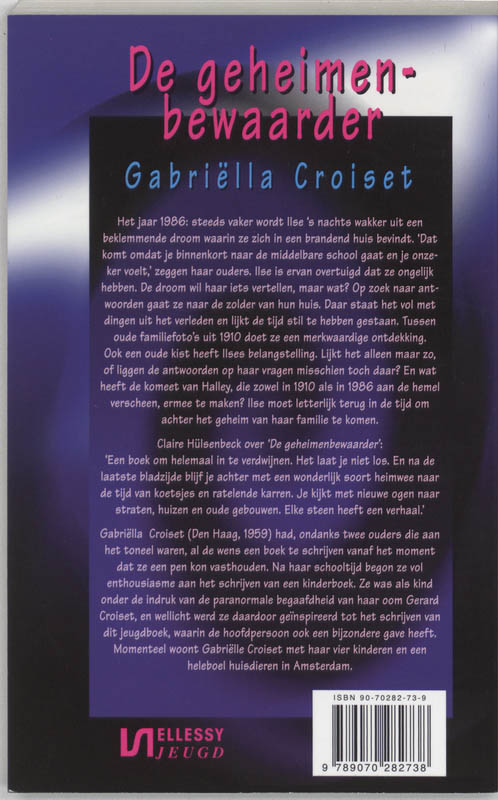 Achterkant van De geheimenbewaarder