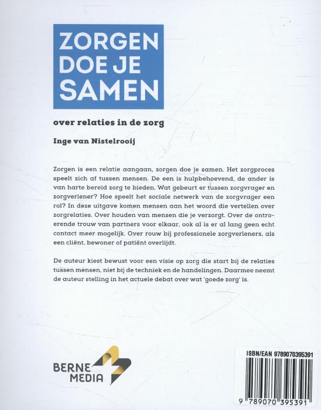 Achterkant van Zorgen doe je samen