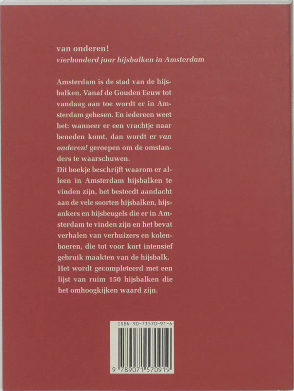 Achterkant van Van onderen!