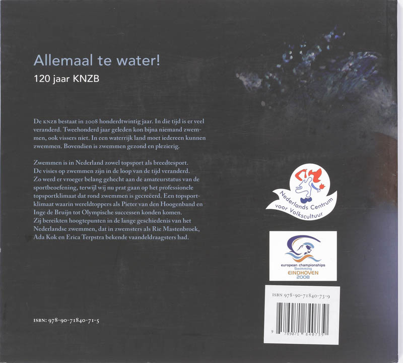 Achterkant van Allemaal te water