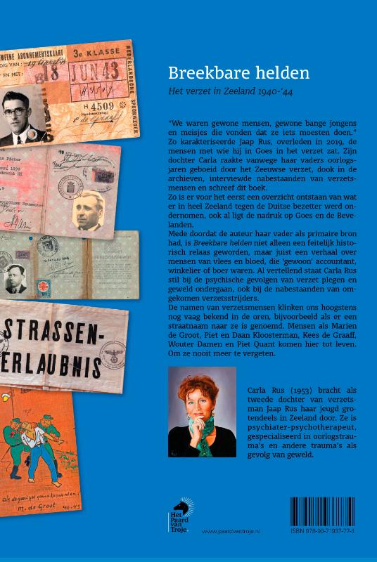 Achterkant van Breekbare helden