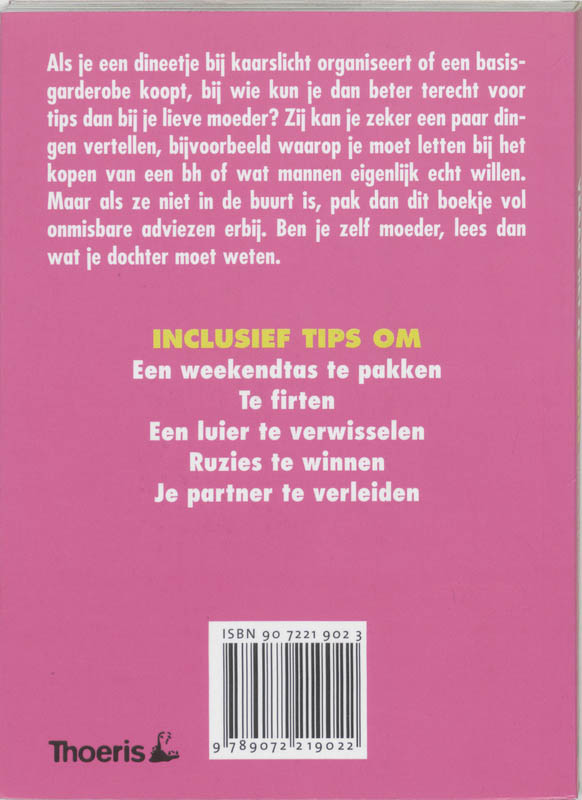 Achterkant van Vraag het je moeder