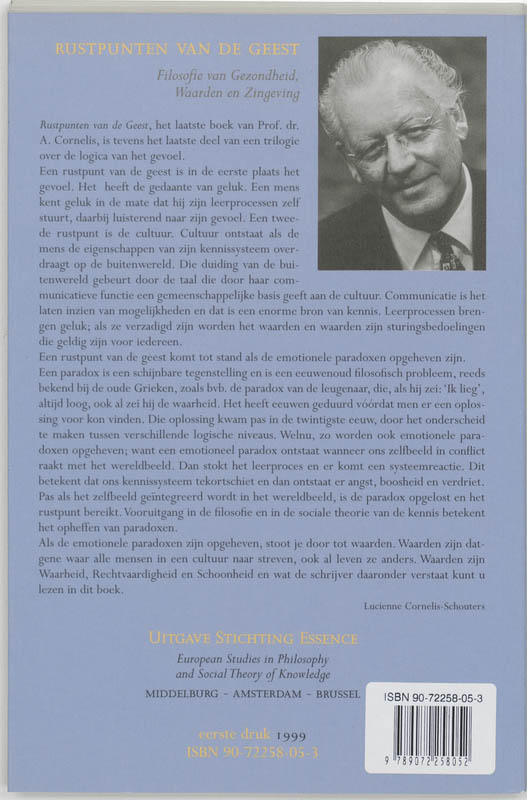 Achterkant van Rustpunten van de geest