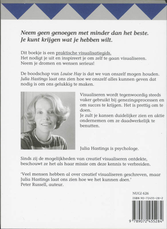 Achterkant van Visualiseer je wensen